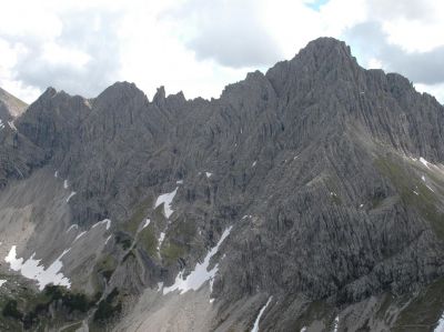 Fuckskarspitze Klettertour mit Nord- und Südgipfel im Allgäu